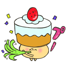 Anyway Mr. happy mushroom sticker #11651873