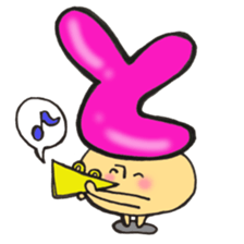 Anyway Mr. happy mushroom sticker #11651881