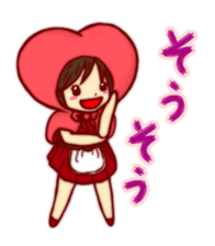 Everyday of Little Heart Riding Hood. sticker #11652489