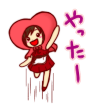 Everyday of Little Heart Riding Hood. sticker #11652490