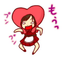Everyday of Little Heart Riding Hood. sticker #11652501