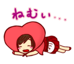 Everyday of Little Heart Riding Hood. sticker #11652505