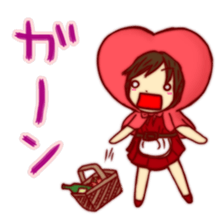 Everyday of Little Heart Riding Hood. sticker #11652508