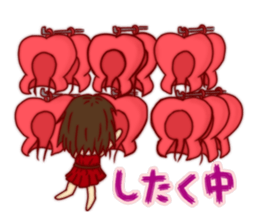 Everyday of Little Heart Riding Hood. sticker #11652509