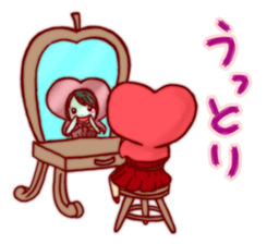 Everyday of Little Heart Riding Hood. sticker #11652516