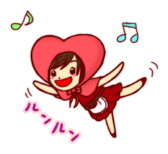 Everyday of Little Heart Riding Hood. sticker #11652519