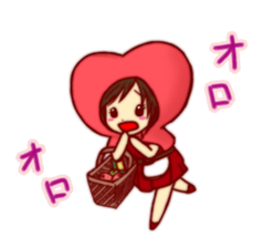 Everyday of Little Heart Riding Hood. sticker #11652521
