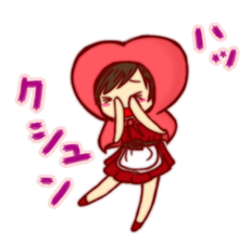 Everyday of Little Heart Riding Hood. sticker #11652524