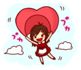 Everyday of Little Heart Riding Hood. sticker #11652526