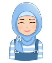 Cute Hijab (Eng) sticker #11652849