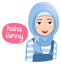 Cute Hijab (Eng) sticker #11652850