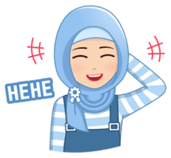 Cute Hijab (Eng) sticker #11652853