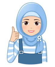 Cute Hijab (Eng) sticker #11652854