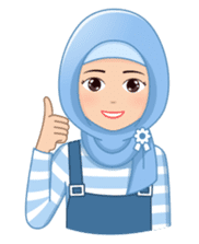 Cute Hijab (Eng) sticker #11652854