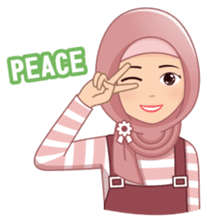 Cute Hijab (Eng) sticker #11652856