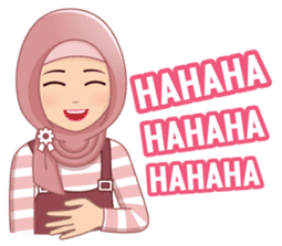 Cute Hijab (Eng) sticker #11652860