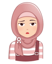 Cute Hijab (Eng) sticker #11652863