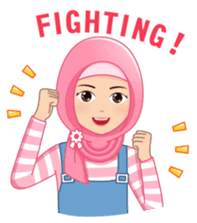 Cute Hijab (Eng) sticker #11652867