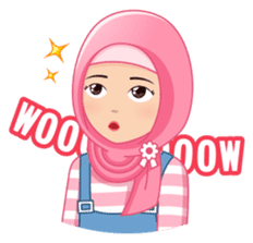Cute Hijab (Eng) sticker #11652868