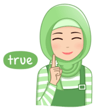 Cute Hijab (Eng) sticker #11652876