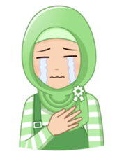 Cute Hijab (Eng) sticker #11652879