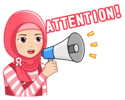 Cute Hijab (Eng) sticker #11652882