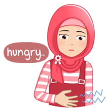 Cute Hijab (Eng) sticker #11652884