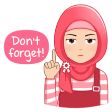 Cute Hijab (Eng) sticker #11652885