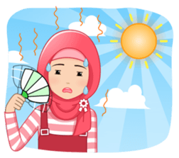 Cute Hijab (Eng) sticker #11652886