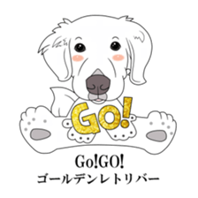 Go!Go!Golden Retriever 4! sticker #11653248