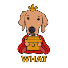 Go!Go!Golden Retriever 4! sticker #11653253