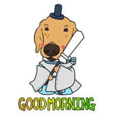 Go!Go!Golden Retriever 4! sticker #11653263