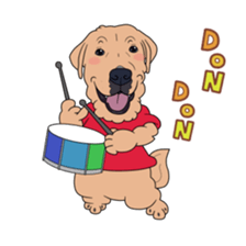 Go!Go!Golden Retriever 4! sticker #11653268