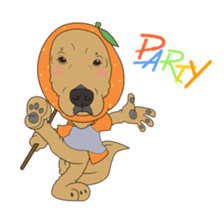 Go!Go!Golden Retriever 4! sticker #11653270