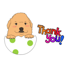 Go!Go!Golden Retriever 4! sticker #11653276