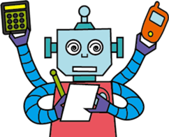 Color Robot sticker #11653371