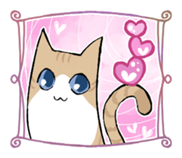 laid-back cat sticker #11653699