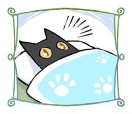 laid-back cat sticker #11653715
