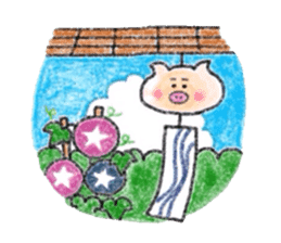 Crayon de Butakun sticker #11654302