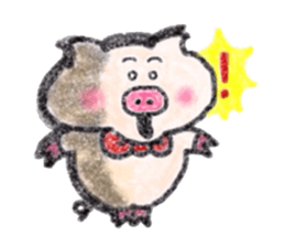 Crayon de Butakun sticker #11654304