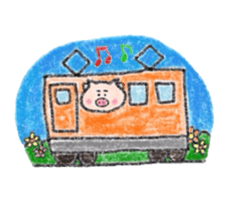 Crayon de Butakun sticker #11654309