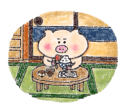 Crayon de Butakun sticker #11654310