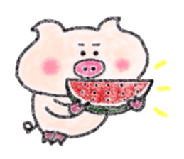 Crayon de Butakun sticker #11654314