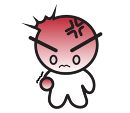 Rice cake man from the planet of Dango sticker #11654930