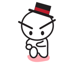 Rice cake man from the planet of Dango sticker #11654931