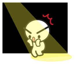 Rice cake man from the planet of Dango sticker #11654934