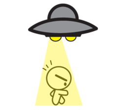 Rice cake man from the planet of Dango sticker #11654935