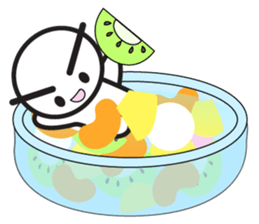 Rice cake man from the planet of Dango sticker #11654937