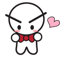 Rice cake man from the planet of Dango sticker #11654945