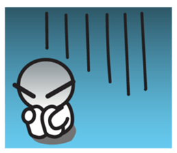 Rice cake man from the planet of Dango sticker #11654947